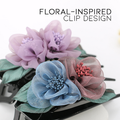 Elegante florale Haarspange 