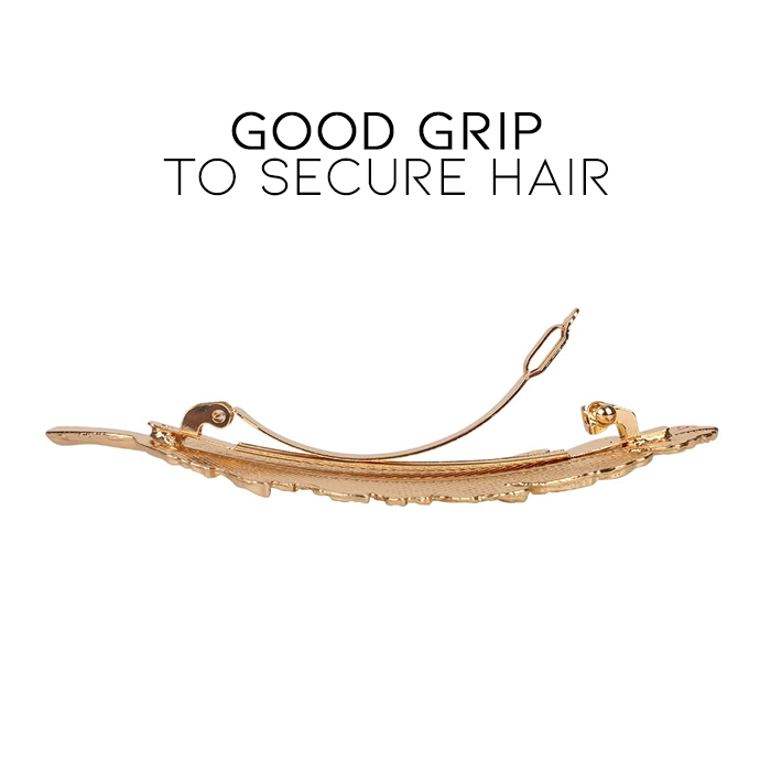 Metal Feather Hair Clip