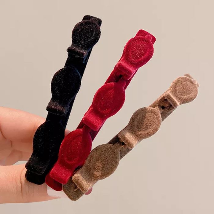 Elegant Braided Style Fluffy Hair Clip Hair Styling Tools Every Day And Night 