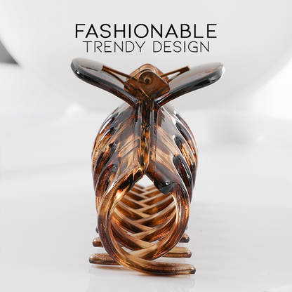 Für dickes Haar, große Krallenklammer (Transparent-Kollektion) 