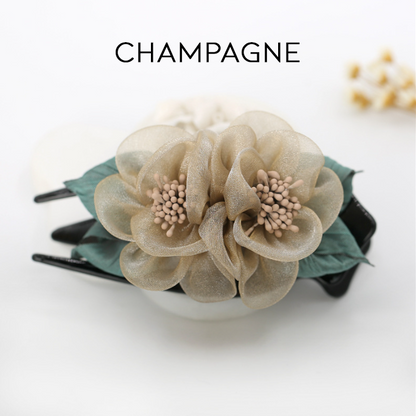 Elegante florale Haarspange 