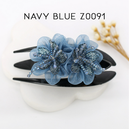 Elegante florale Haarspange 