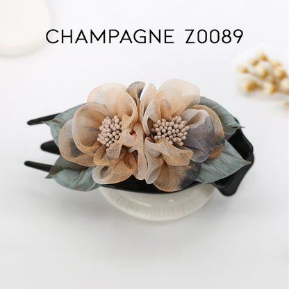 Elegante florale Haarspange 