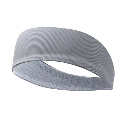 Sweat Absorb Breathable Yoga Headband Headwear Every Day And Night 16 Grey 1pc 
