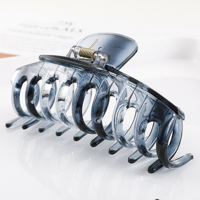 Für dickes Haar, große Krallenklammer (Transparent-Kollektion) 