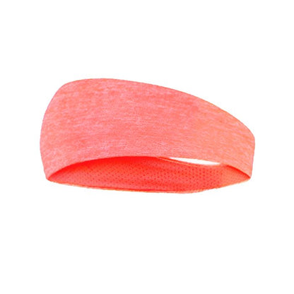 Sweat Absorb Breathable Yoga Headband Headwear Every Day And Night 07 Orange 1pc 