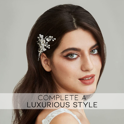 Simple & Elegant Pearl Bridal Hair Comb