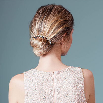 Elegant Easy Crystal Hairbun Maker