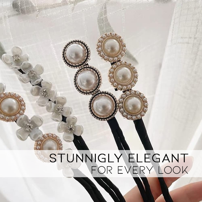 Elegant Easy Pearl Hairbun Maker