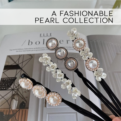 Elegant Easy Pearl Hairbun Maker