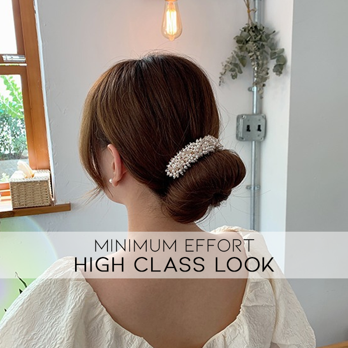 Elegant Easy Crystal Hairbun Maker