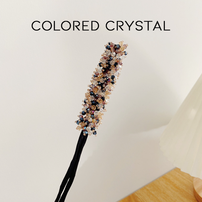 Elegant Easy Crystal Hairbun Maker