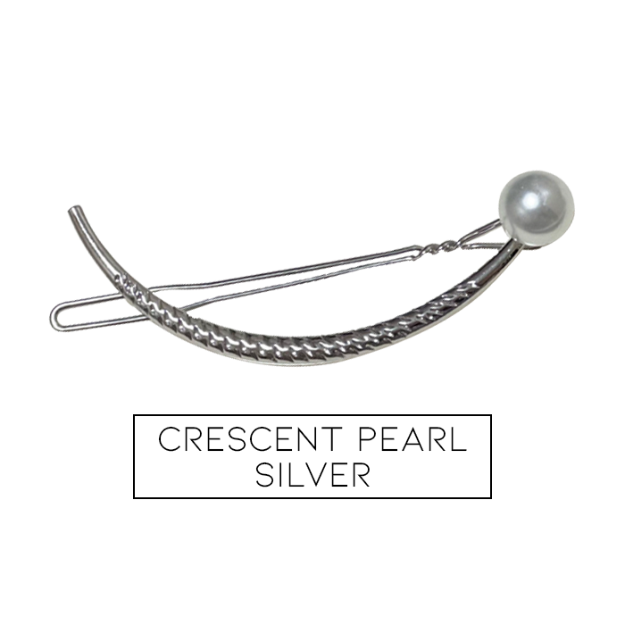 Einzeilige Perlen-Haarspange 