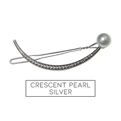 Einzeilige Perlen-Haarspange 